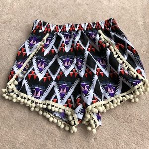 Colourful festival shorts